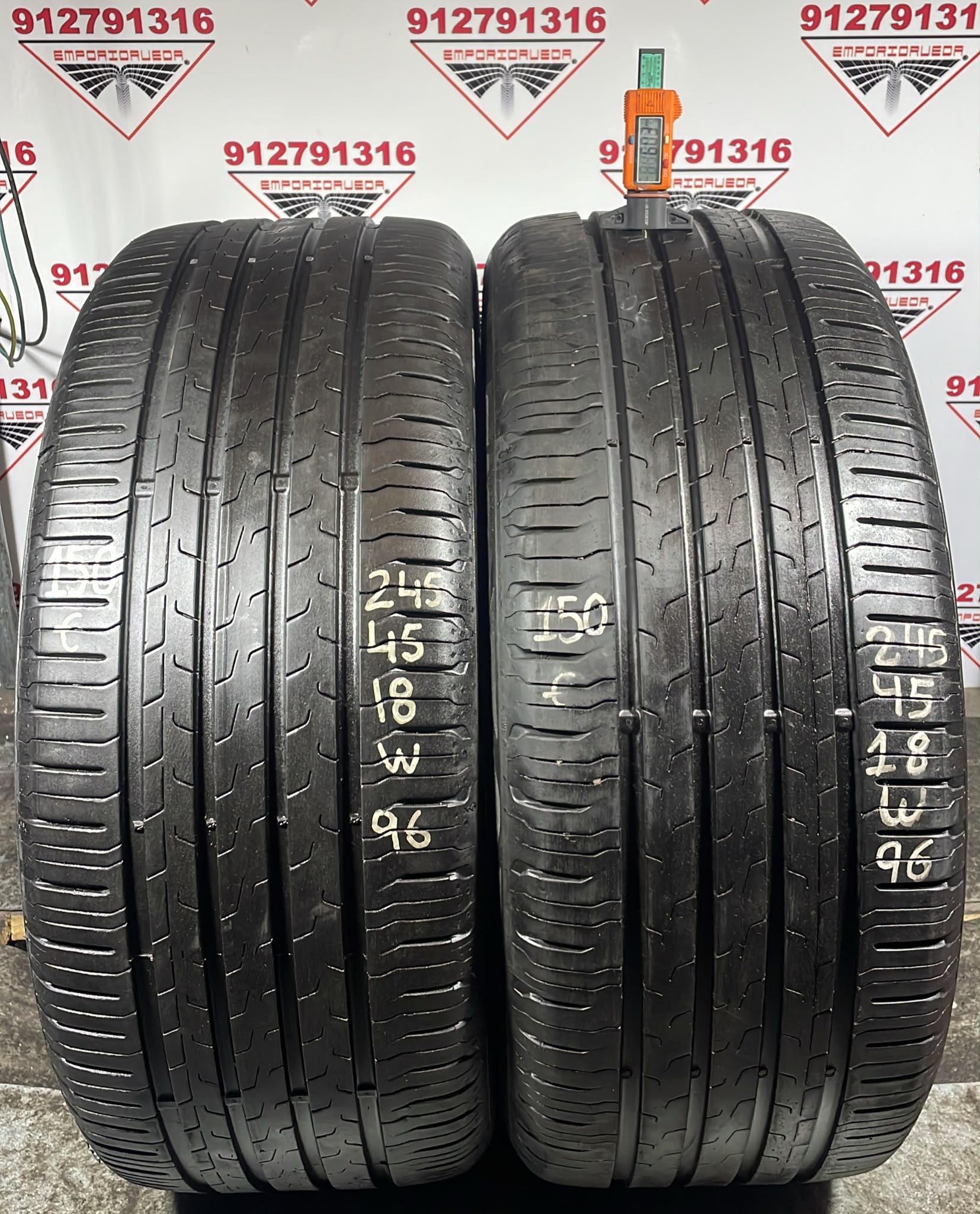 CONTINENTAL ECOCONTACT 6 USADO  245/45 R18 96 W